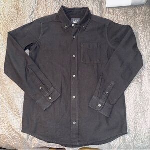 Boys black dress shirt size 10/12 from The Children’s Place